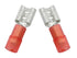 .25" (6.35mm) Nylon Professional Grade Female Disconnect 22-16 AWG Crimp Terminal 25pcs