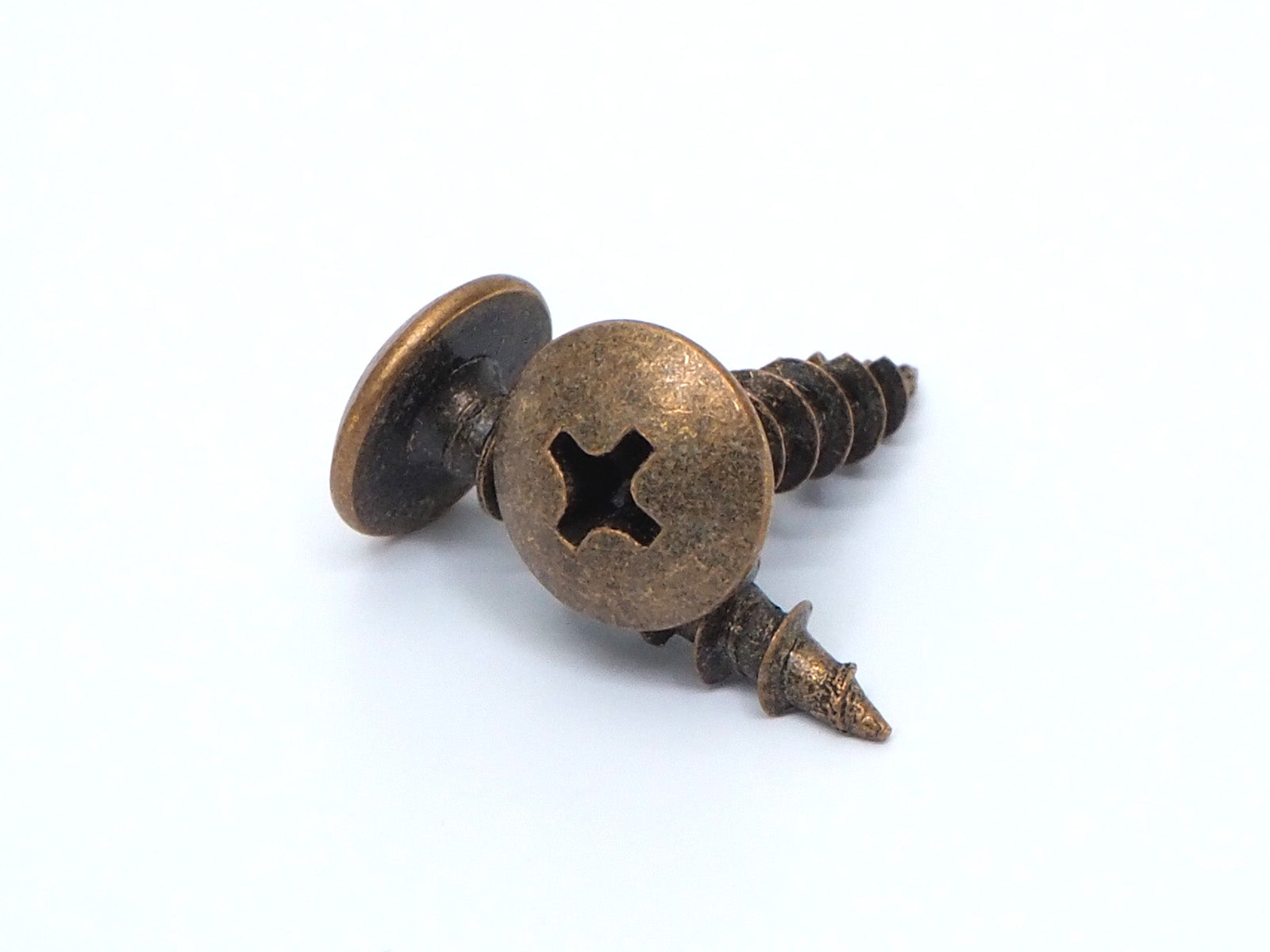 Cinergy Audio #8 x 3/4" Truss Head Weathered Brass Screws 50 Pcs.