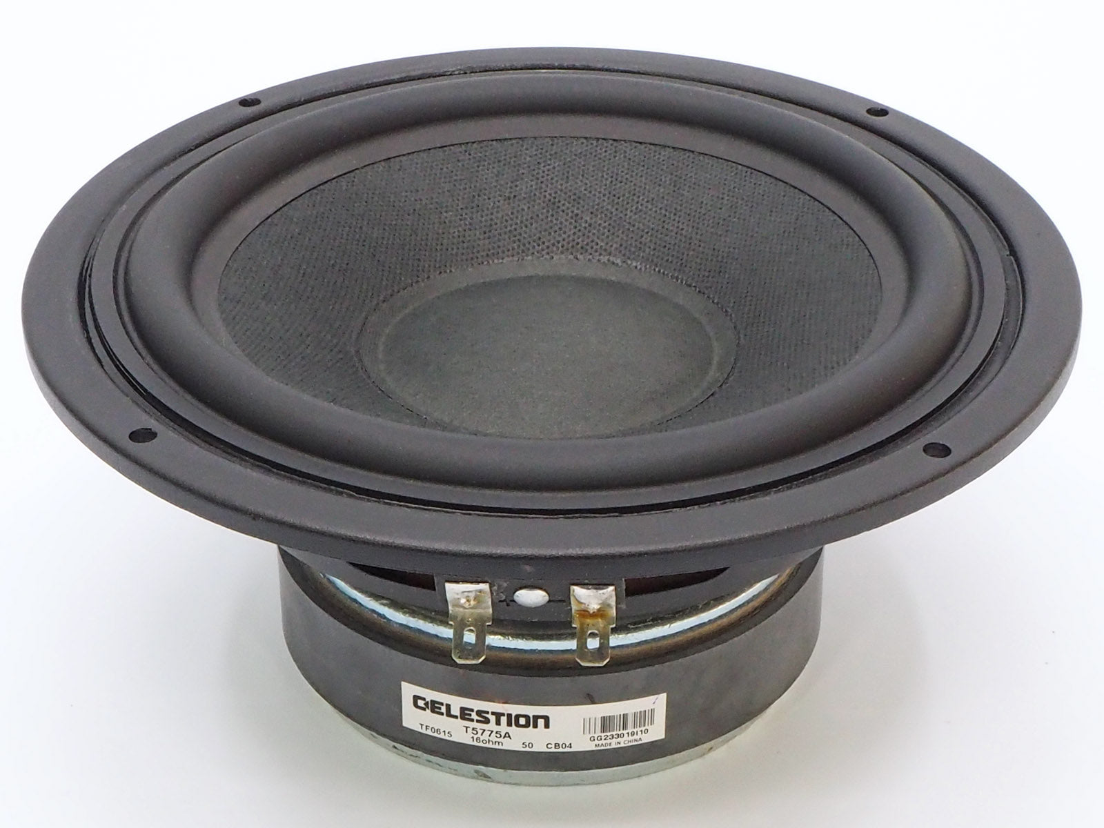 Celestion TF0615 pro audio woofer with custom rubber surround.