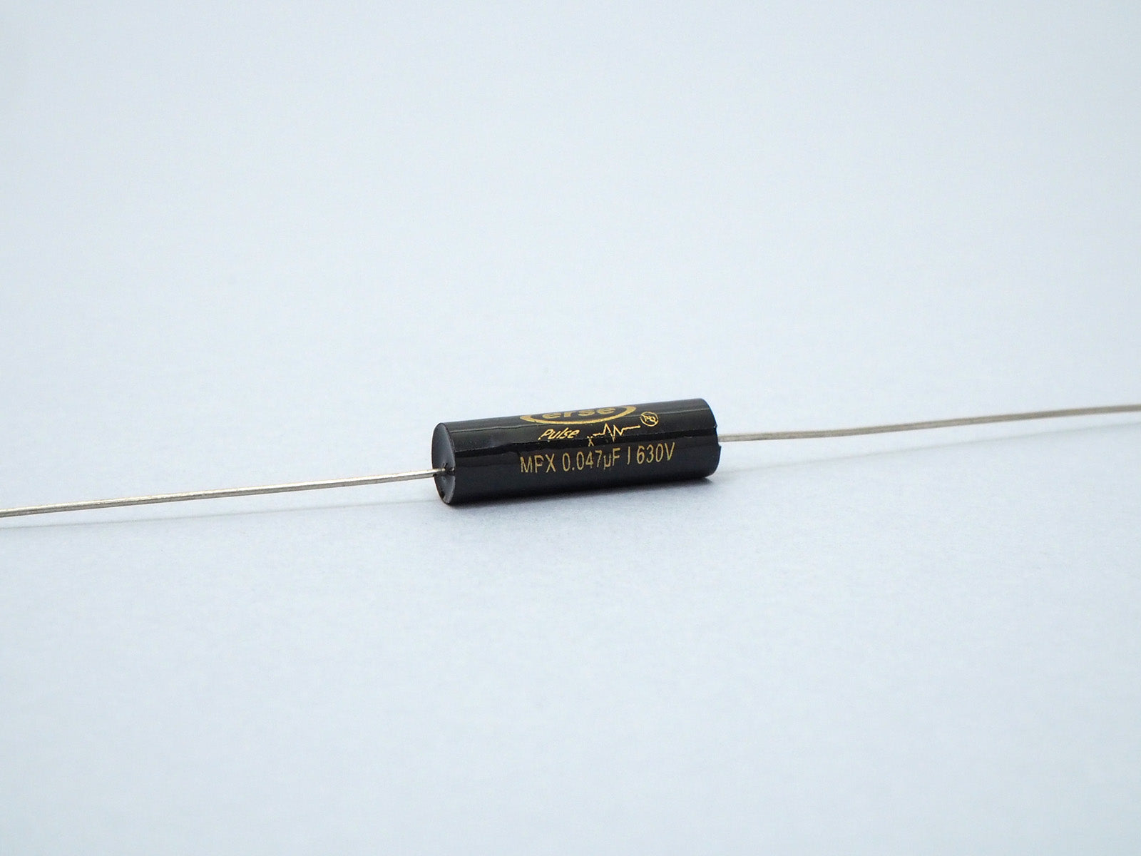 A small .047uF audio capacitor used for speaker building.