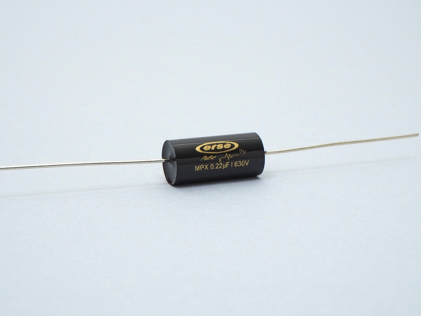 A .22uF audio capacitor used for passive crossovers.