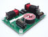 Picture of an assembled passive crossover used in the HT-12 home theater speaker kit.