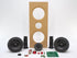 A 4 ohm MTM style speaker kit with 7" woofers used for home audio or home theater.