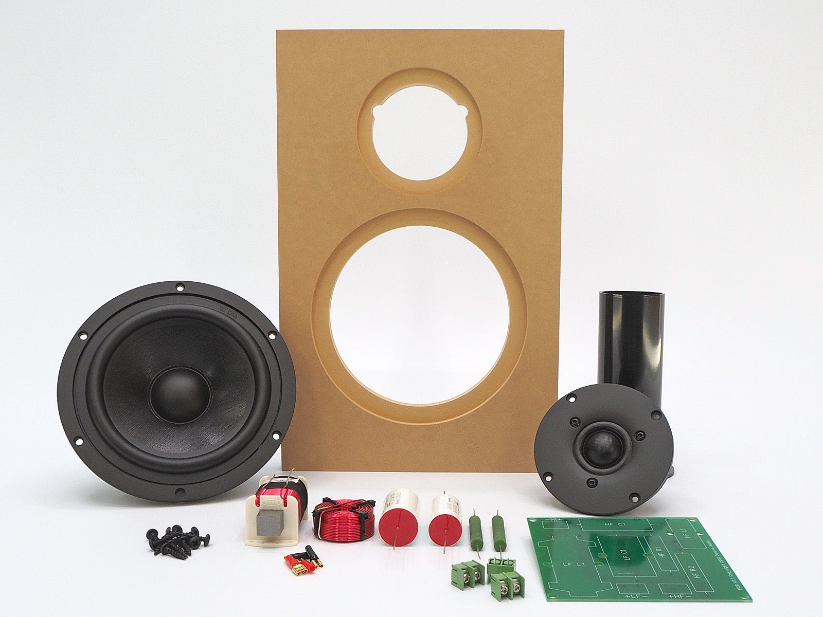 A high fidelity speaker kit designed by Jeff Bagby.