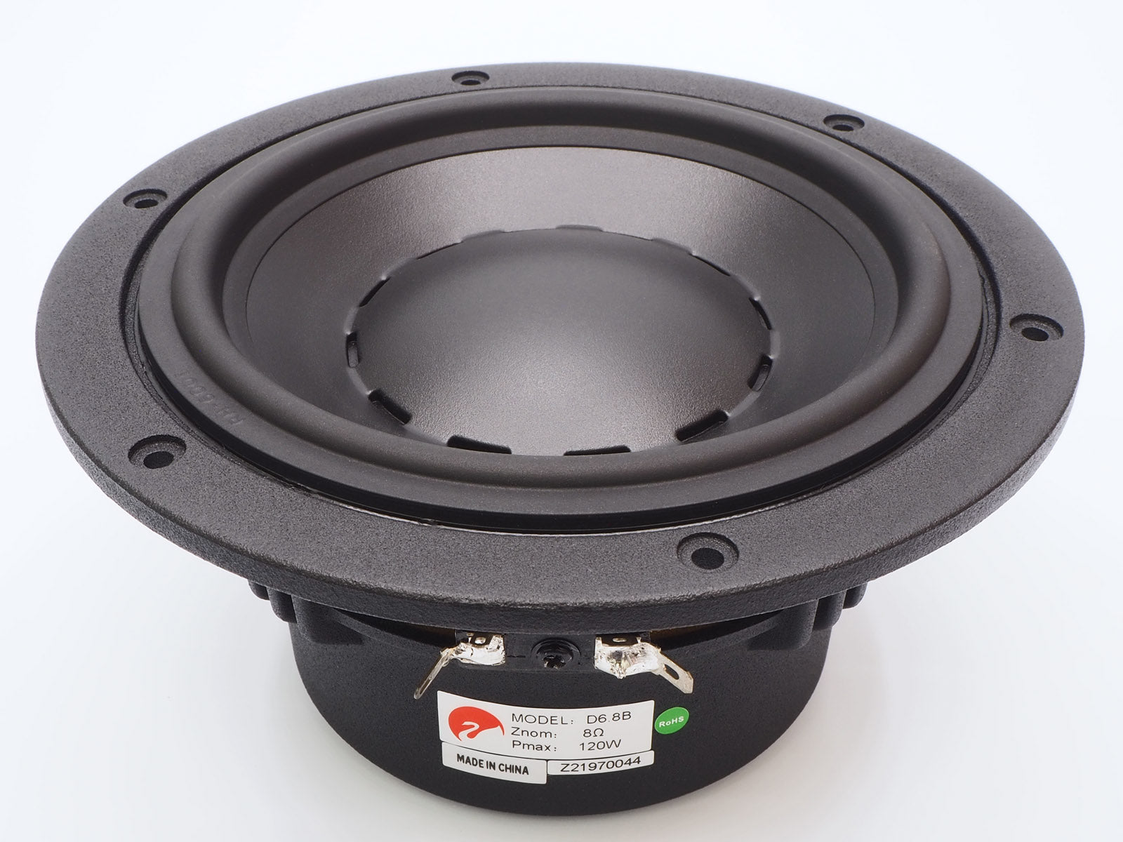 The Hivi D6.8B woofer used in high end speakers.