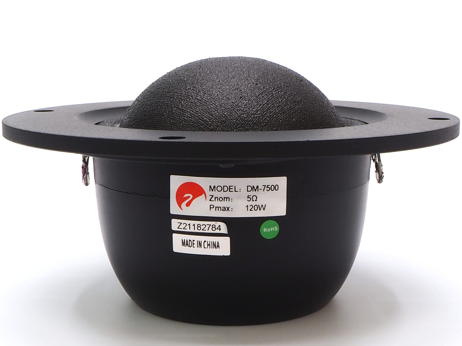 HiVi DM-7500 3-Inch Fabric Dome Midrange Driver — Includes Install Kit