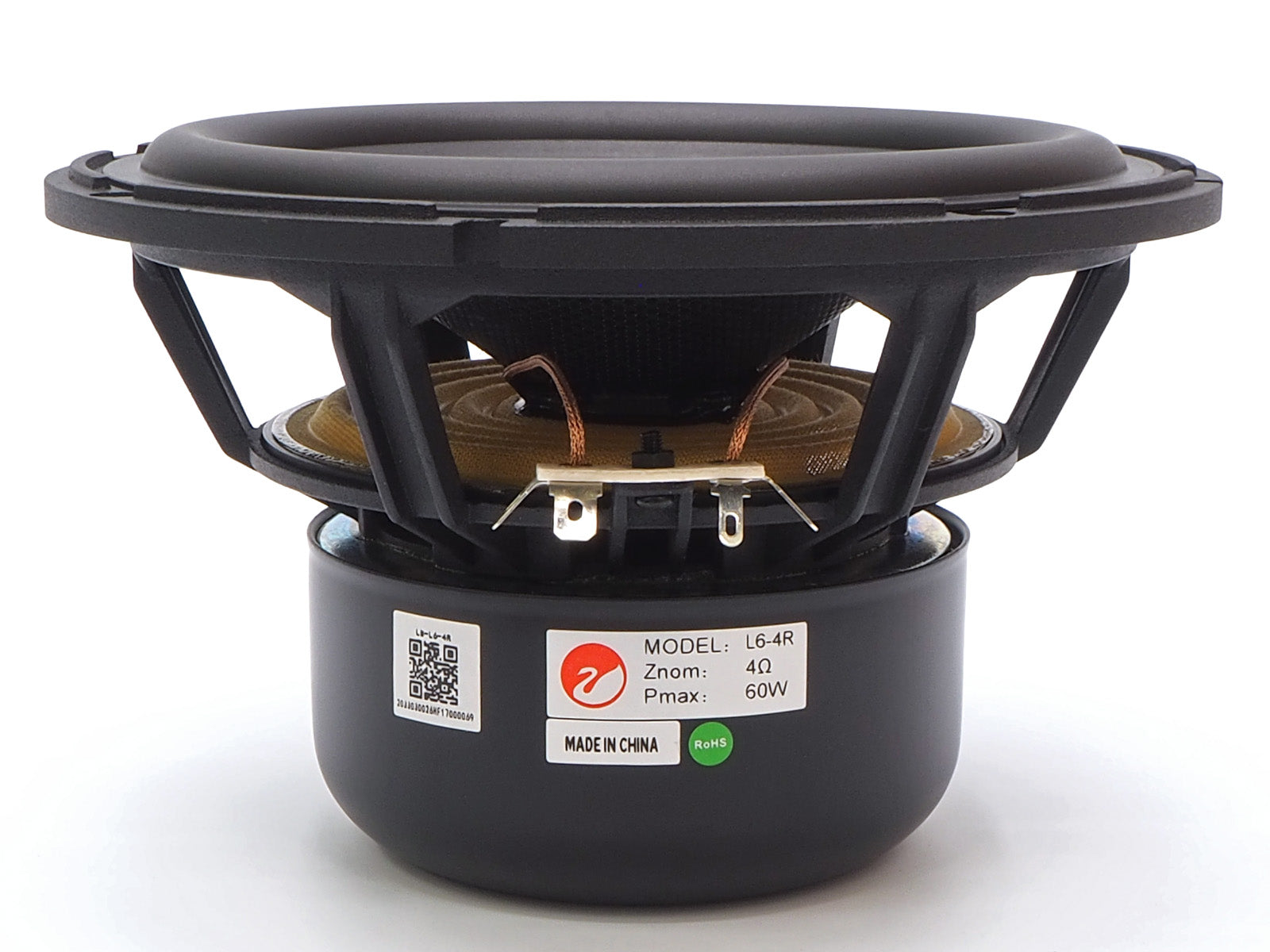 HiVi L6-4R 6 Inch Kevlar Cone Woofer — Includes Install Kit