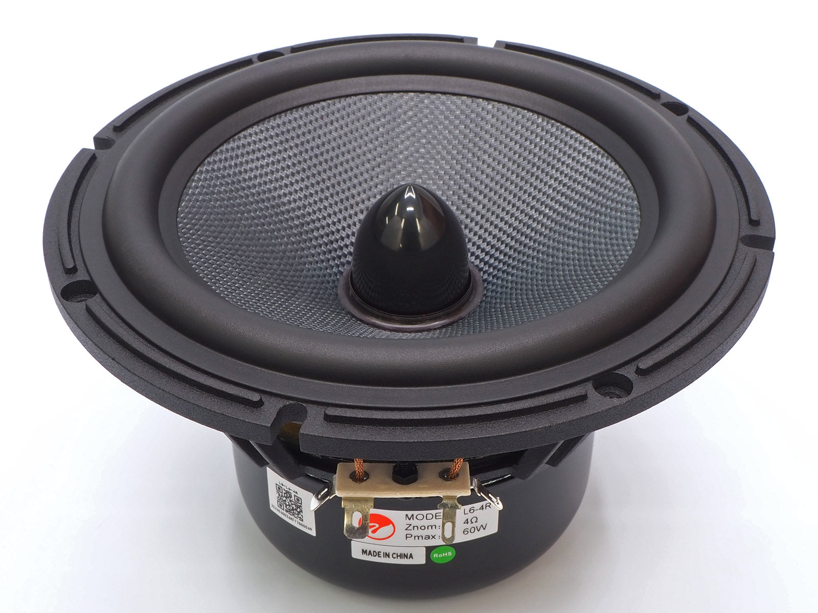 HiVi L6-4R 6 Inch Kevlar Cone Woofer — Includes Install Kit