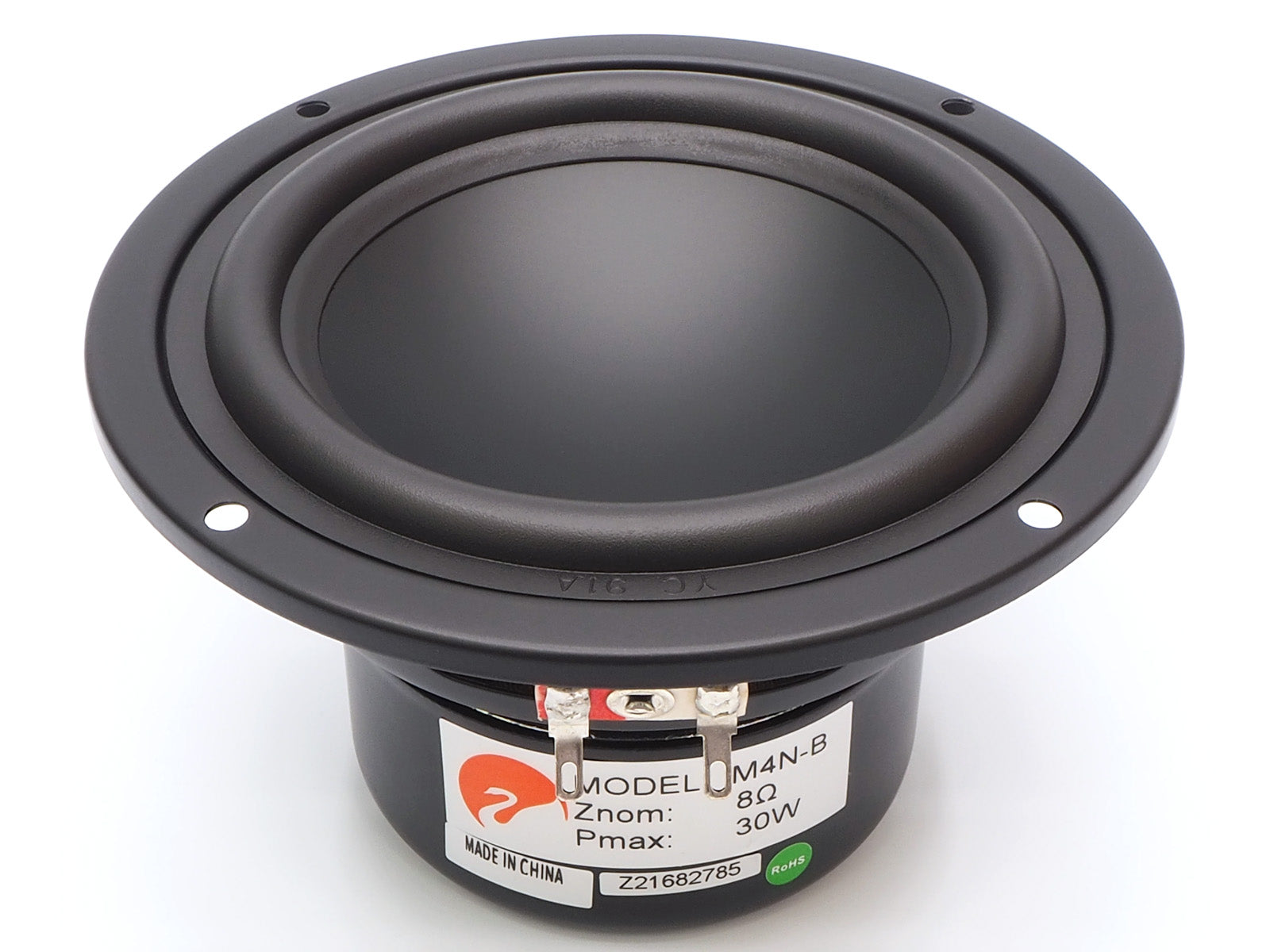 HiVi M4N-B 4-Inch Aluminum / Magnesium Midrange Driver — Includes Install Kit