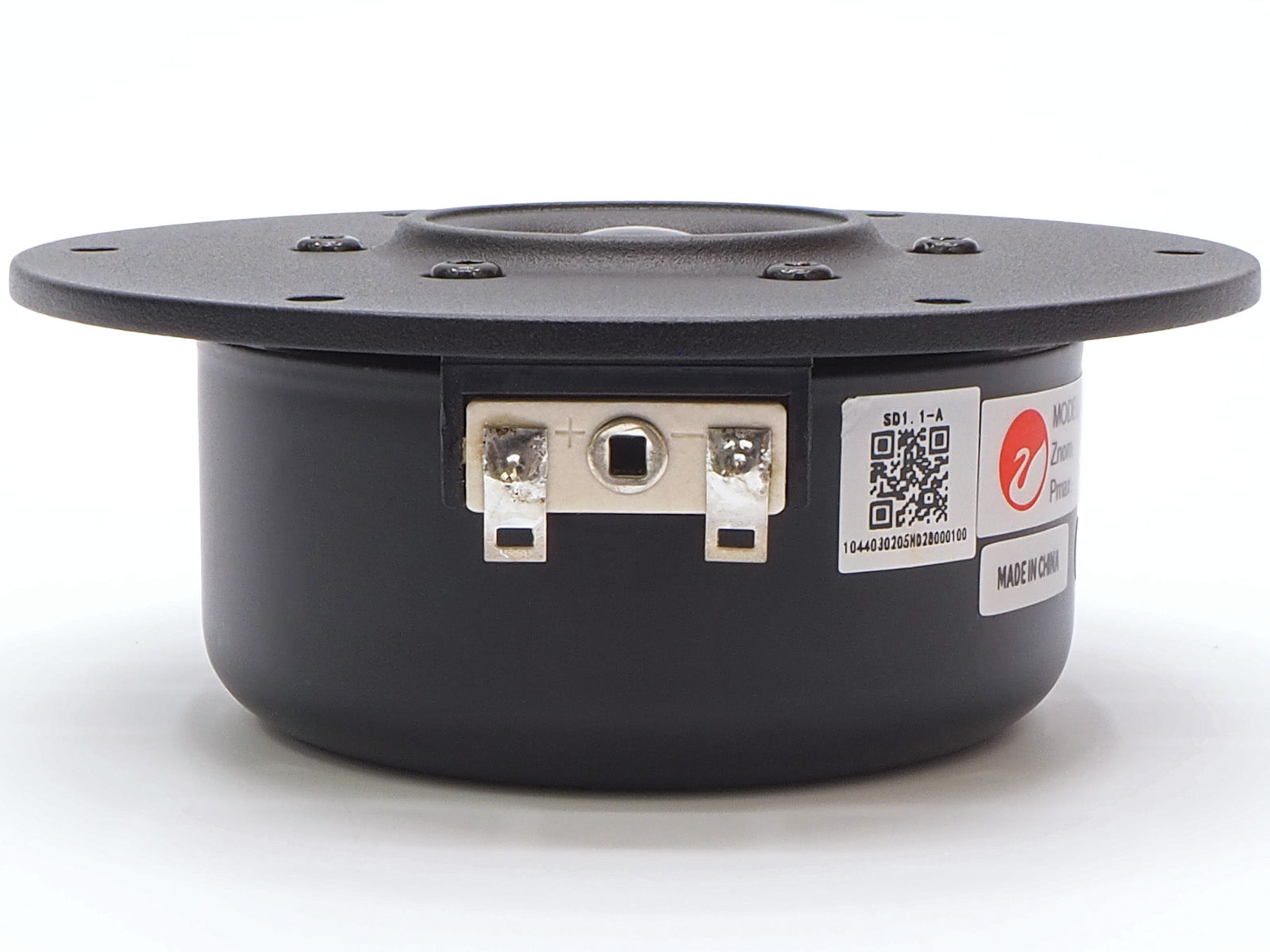 Side view of the HiVi SD1.1-A dome tweeter.