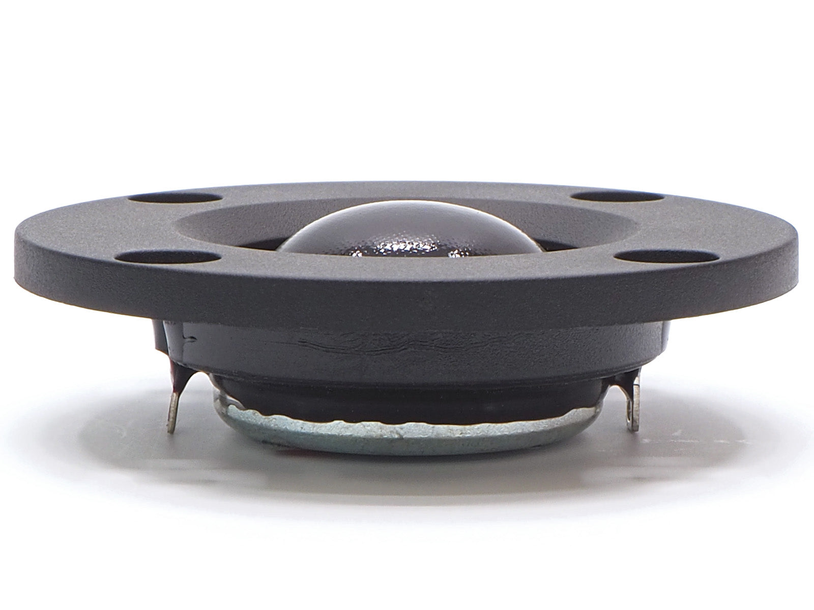 Picture of the HiVi T20-8 textile dome tweeter used in the Overnight Sensation speakers.