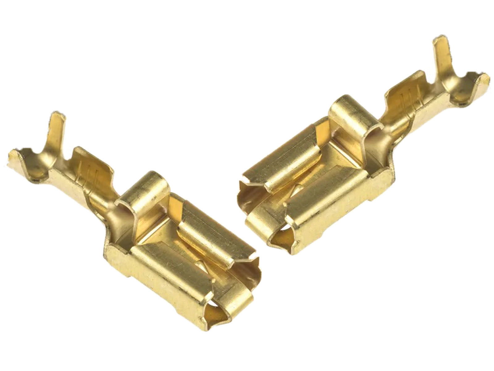 .25" (6.35mm) Female Posi-Locker 16-12 AWG Crimp Terminal 25pcs