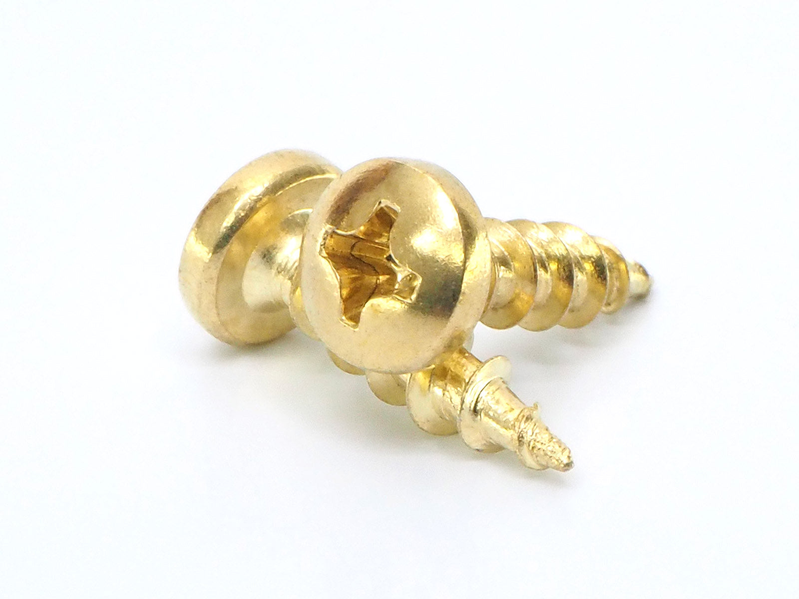 Cinergy Audio #8 x 5/8" Pan Head Brass Speaker Screws 50 Pcs.