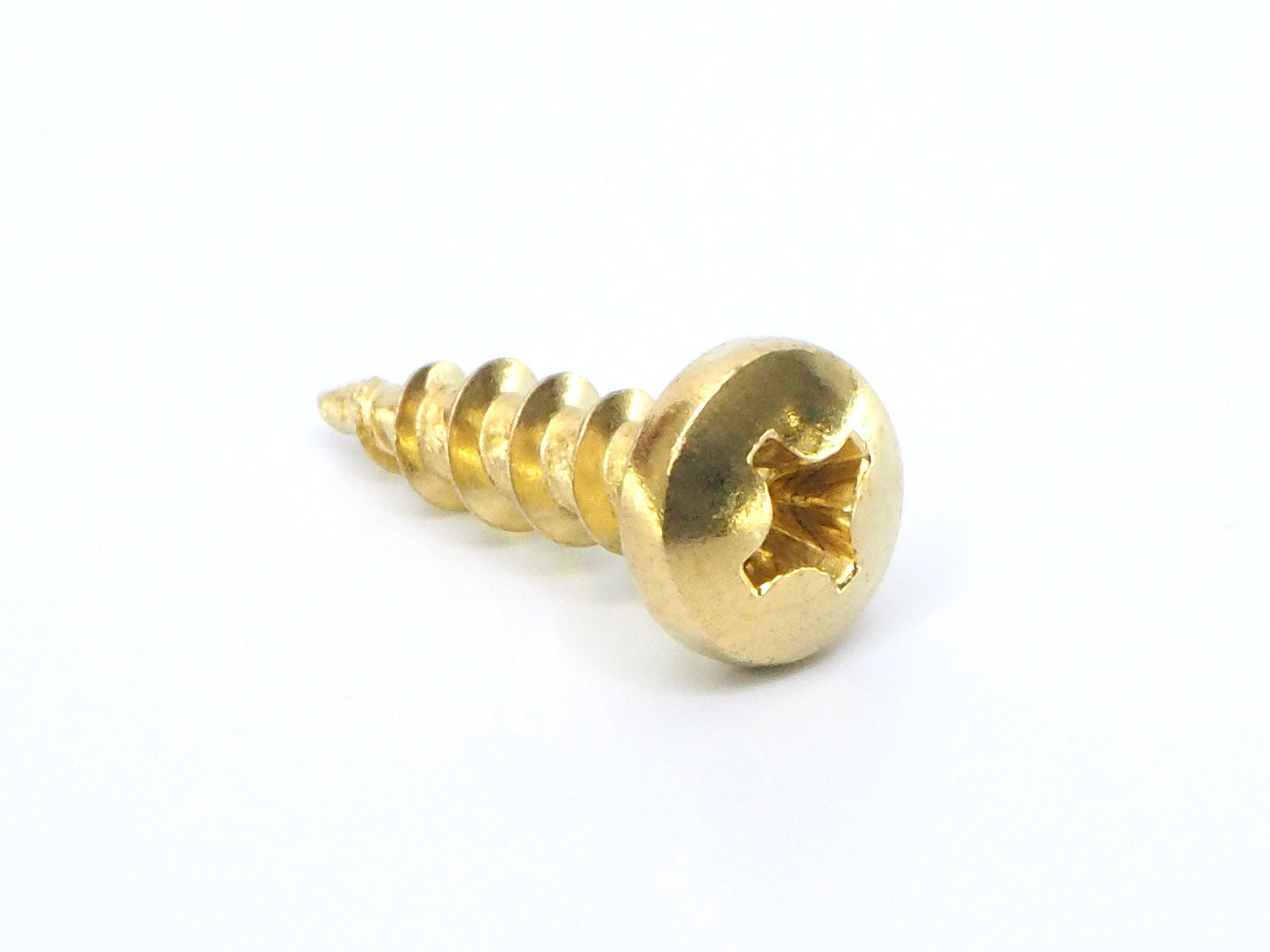 Cinergy Audio #8 x 5/8" Pan Head Brass Speaker Screws 50 Pcs.