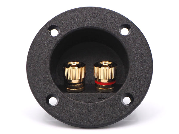 Cinergy Audio 3" Gold Round Speaker Terminal Cup 5-Way