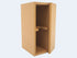 Denovo UltraCab™ Knock-Down MDF .19 cu. ft. Bookshelf Speaker Cabinet