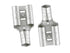 .25" (6.35mm) Female Non-Insulated Disconnect 16-14 AWG Crimp Terminal 25pcs