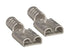 .25" (6.35mm) Female Non-Insulated Disconnect 16-14 AWG Crimp Terminal 25pcs